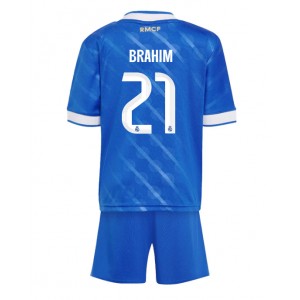 Fotbalové Dres Real Madrid Brahim Diaz #21 Dětské Třetí Oblečení 2025-26 Krátký Rukáv (+ trenýrky)